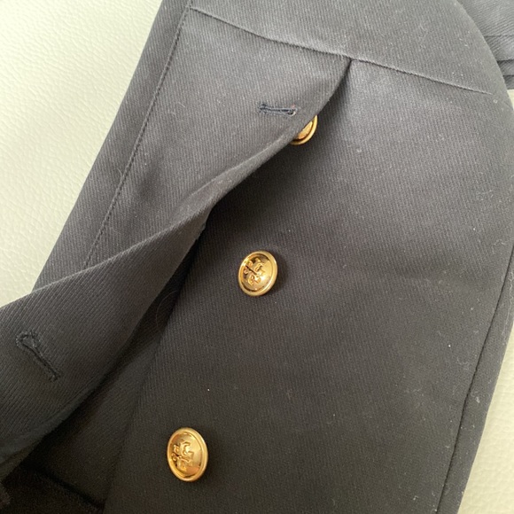 TORY BURCH trousers pants - gold buttons - Picture 4 of 8